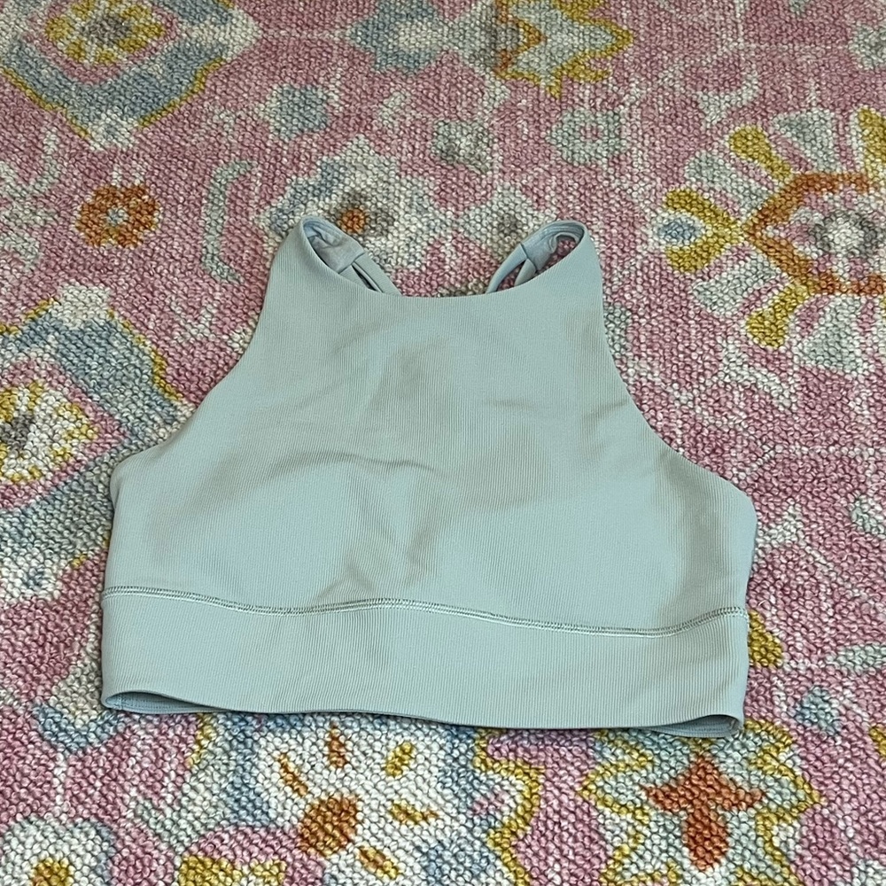 Lululemon High Neck Energy Bra Ribbed